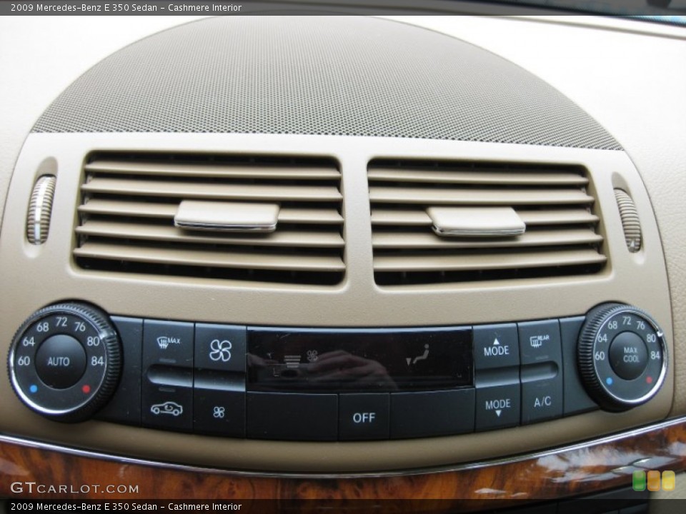 Cashmere Interior Controls for the 2009 Mercedes-Benz E 350 Sedan #62210549