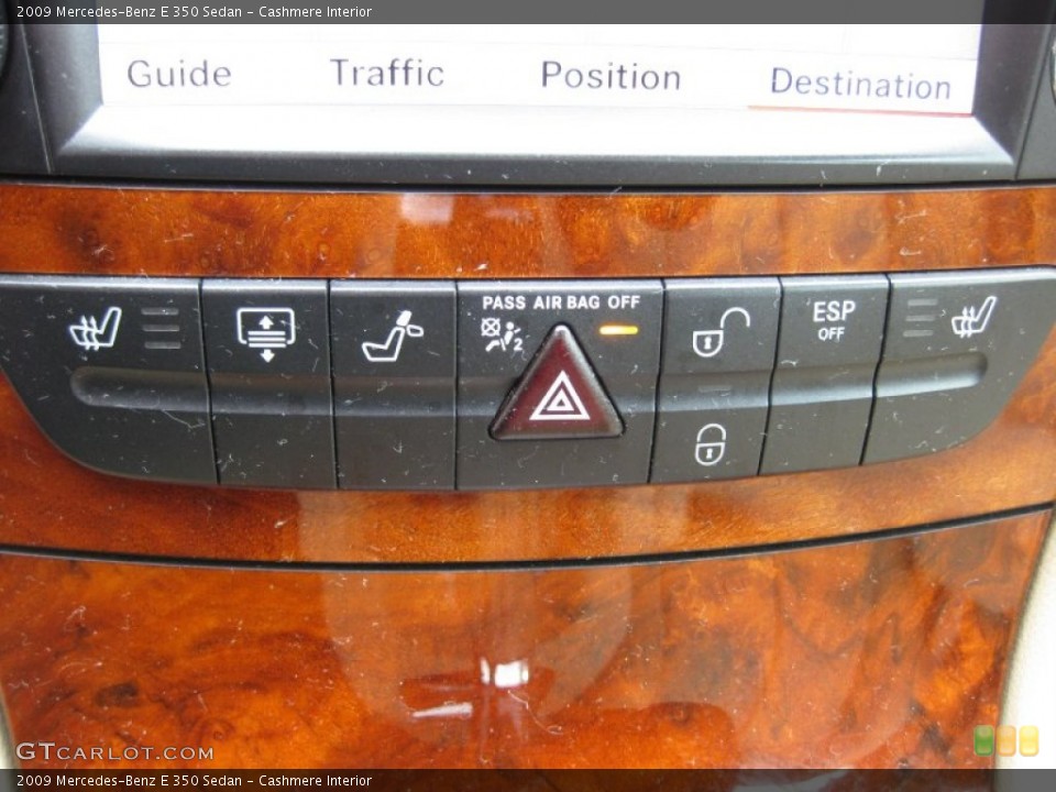 Cashmere Interior Controls for the 2009 Mercedes-Benz E 350 Sedan #62210559