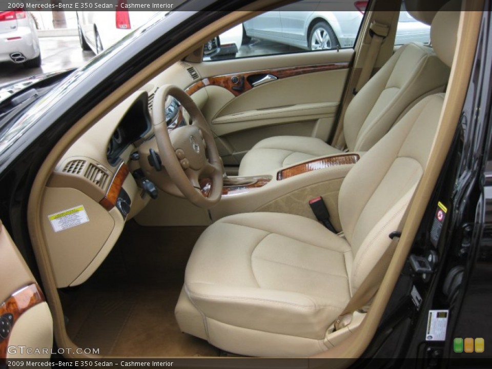 Cashmere Interior Front Seat for the 2009 Mercedes-Benz E 350 Sedan #62210584