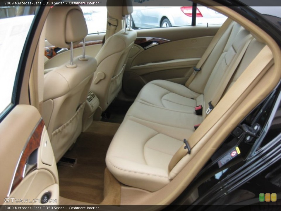 Cashmere Interior Rear Seat for the 2009 Mercedes-Benz E 350 Sedan #62210592