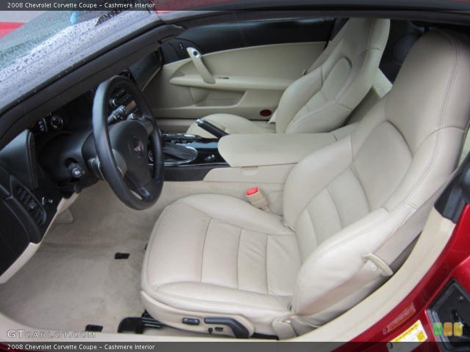 Cashmere Interior Photo for the 2008 Chevrolet Corvette Coupe #62210593