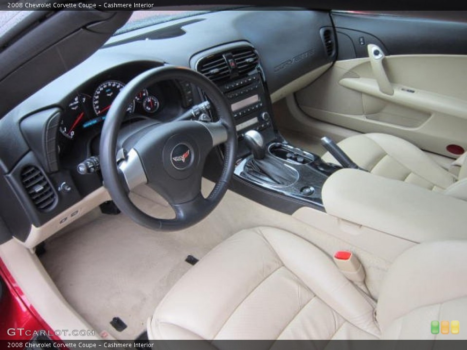 Cashmere Interior Photo for the 2008 Chevrolet Corvette Coupe #62210597