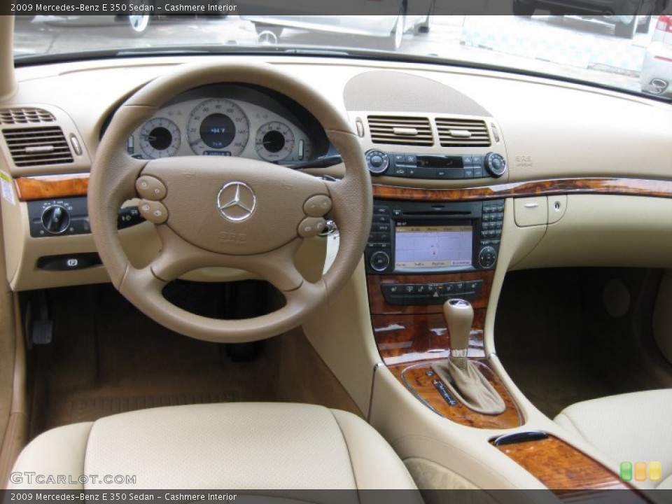 Cashmere Interior Dashboard for the 2009 Mercedes-Benz E 350 Sedan #62210605