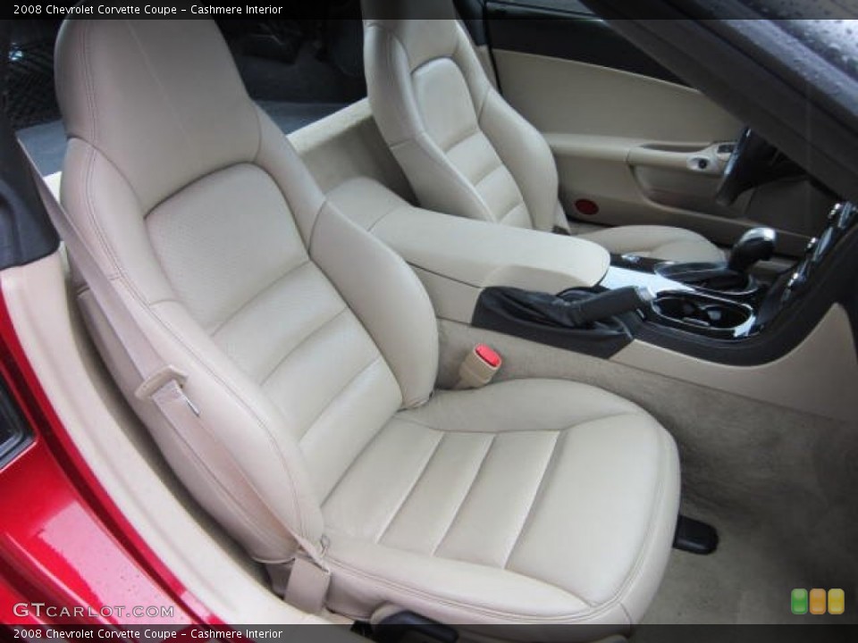 Cashmere Interior Front Seat for the 2008 Chevrolet Corvette Coupe #62210639