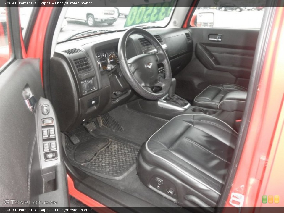 Ebony/Pewter Interior Photo for the 2009 Hummer H3 T Alpha #62211758