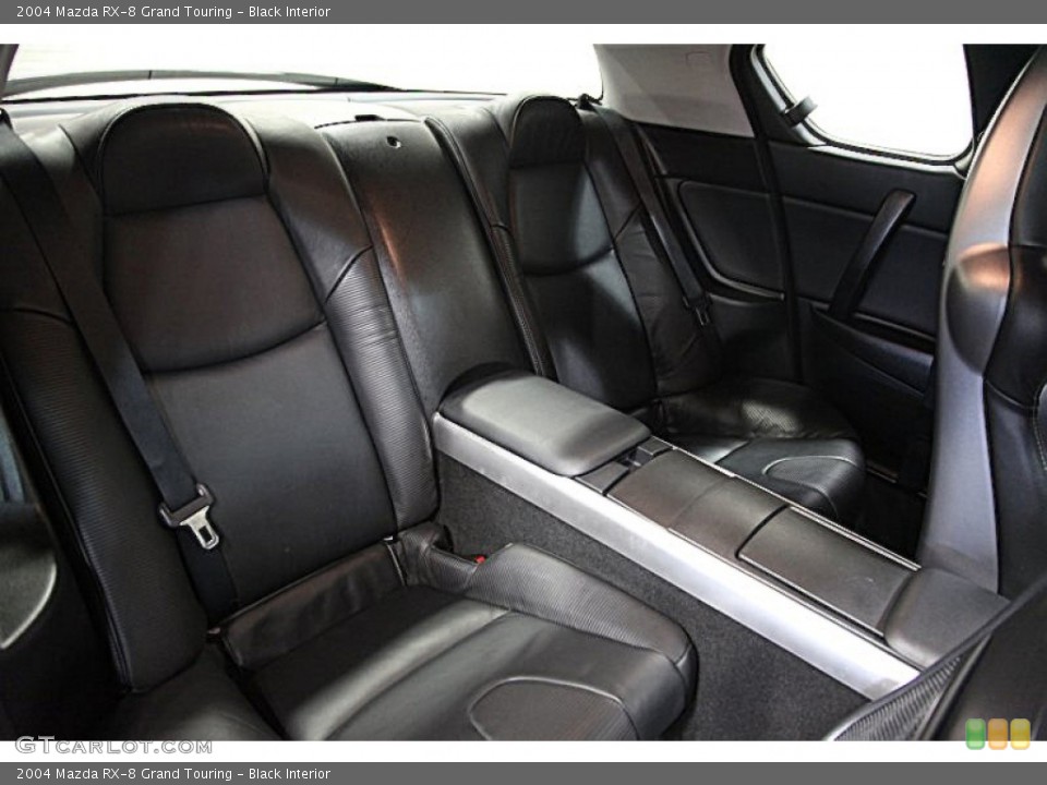 Black Interior Rear Seat for the 2004 Mazda RX-8 Grand Touring #62212667