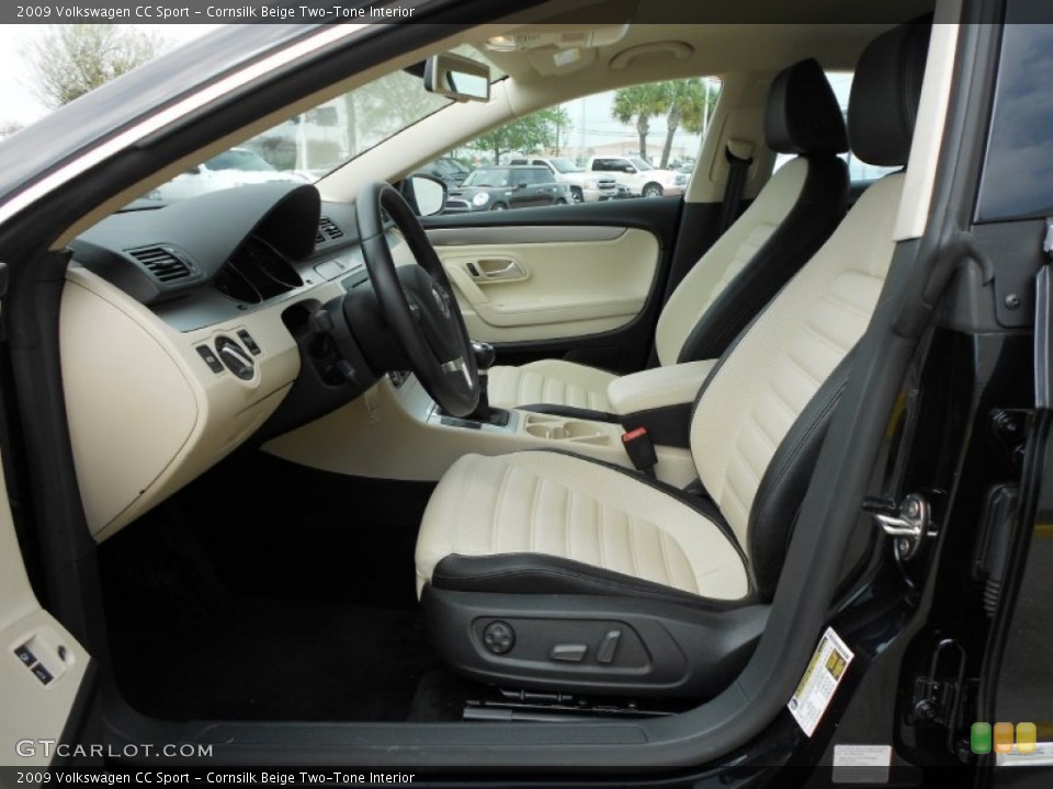 Cornsilk Beige Two-Tone Interior Photo for the 2009 Volkswagen CC Sport #62213522