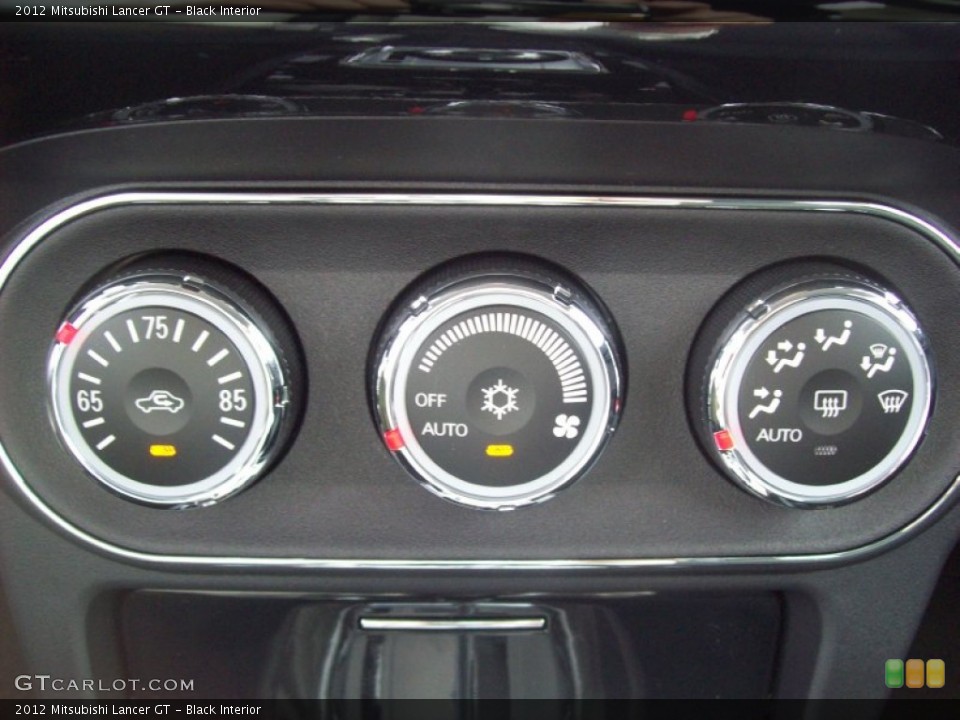 Black Interior Controls for the 2012 Mitsubishi Lancer GT #62213975