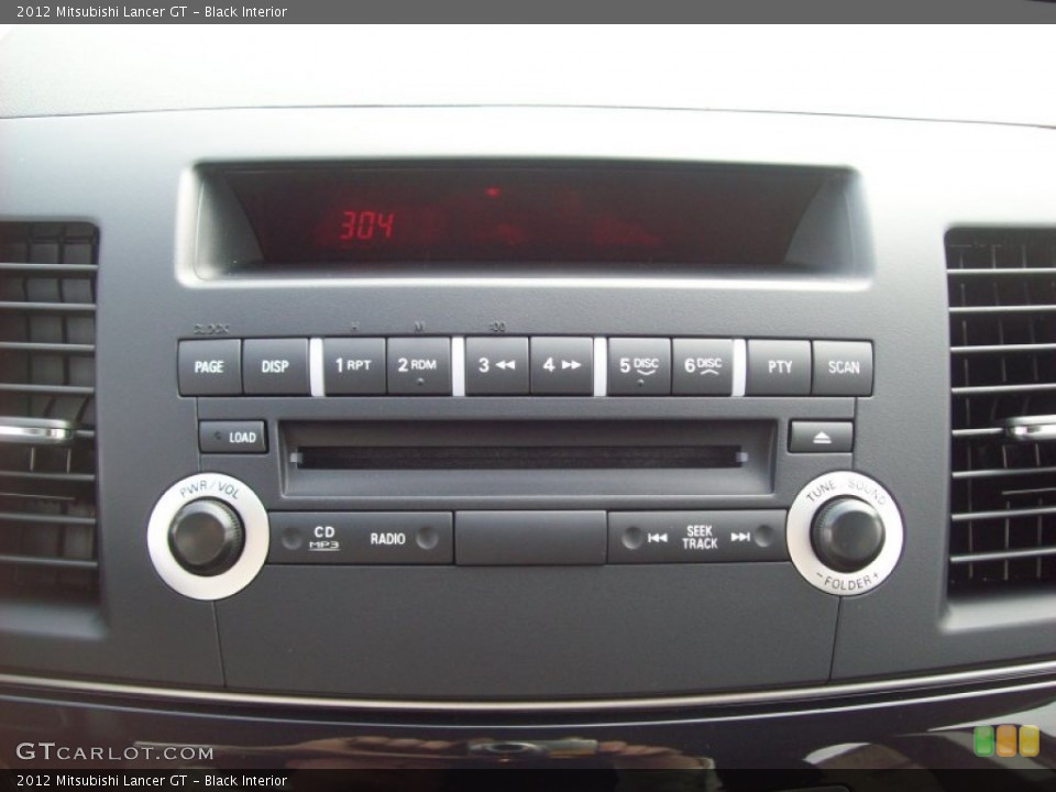 Black Interior Audio System for the 2012 Mitsubishi Lancer GT #62213984