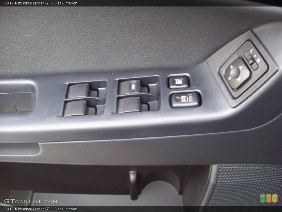 Black Interior Controls for the 2012 Mitsubishi Lancer GT #62214006
