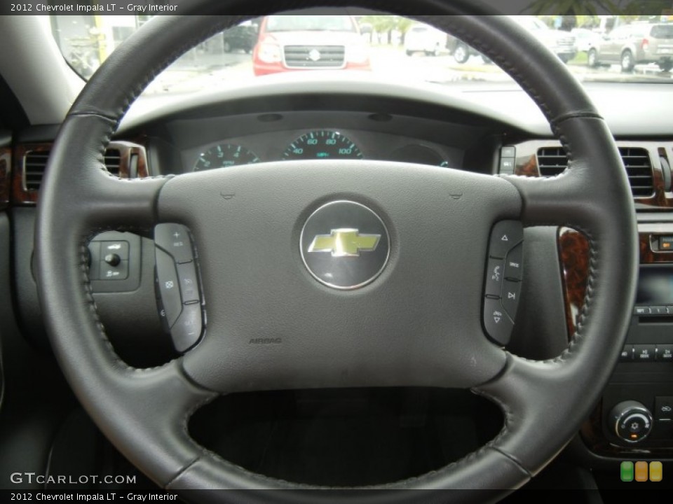 Gray Interior Steering Wheel for the 2012 Chevrolet Impala LT #62214917