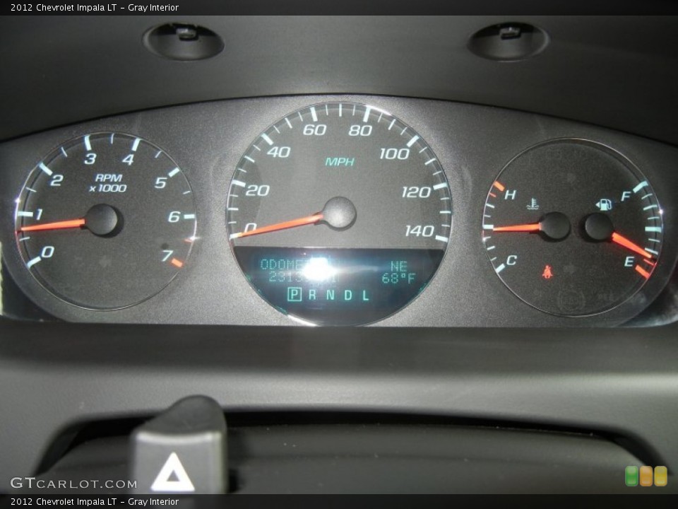 Gray Interior Gauges for the 2012 Chevrolet Impala LT #62214921