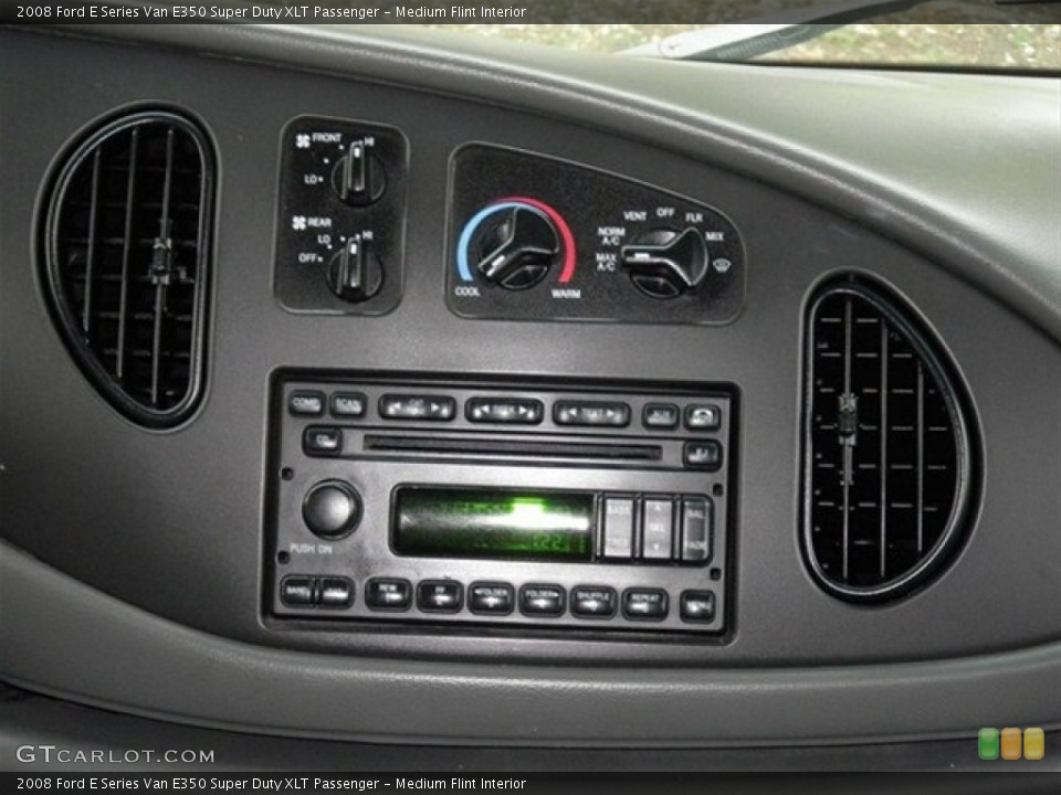Medium Flint Interior Controls for the 2008 Ford E Series Van E350 Super Duty XLT Passenger #62215670
