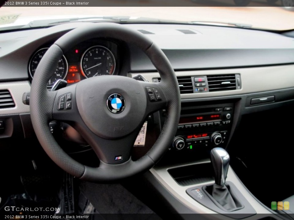 Black Interior Dashboard for the 2012 BMW 3 Series 335i Coupe #62217937