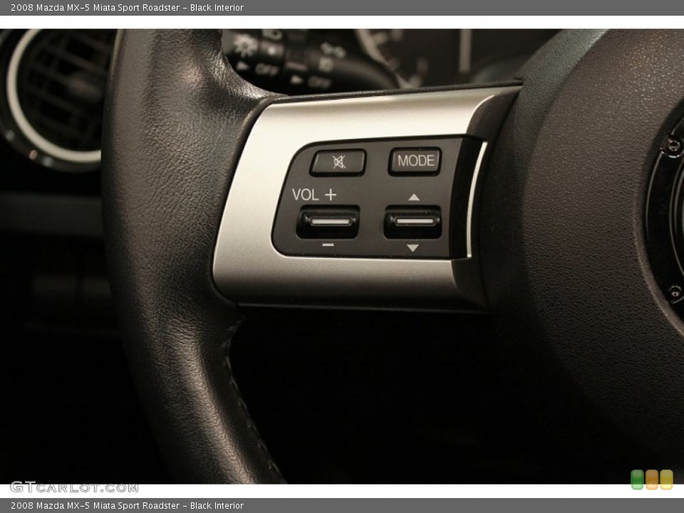 Black Interior Controls for the 2008 Mazda MX-5 Miata Sport Roadster #62218682