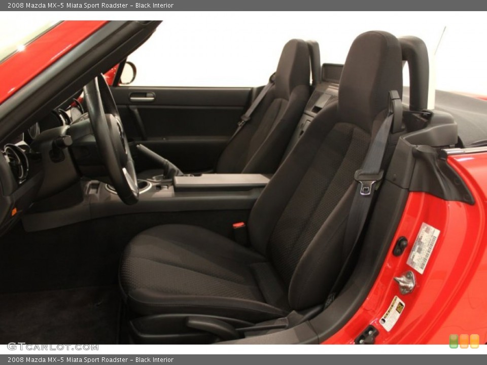 Black Interior Photo for the 2008 Mazda MX-5 Miata Sport Roadster #62218707