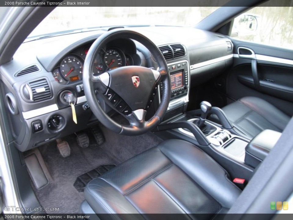 Black Interior Prime Interior for the 2008 Porsche Cayenne Tiptronic #62218942
