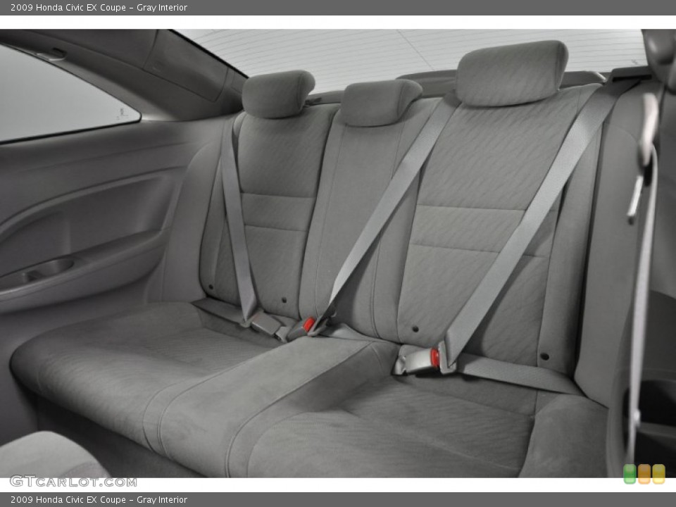 Gray Interior Rear Seat for the 2009 Honda Civic EX Coupe #62219642