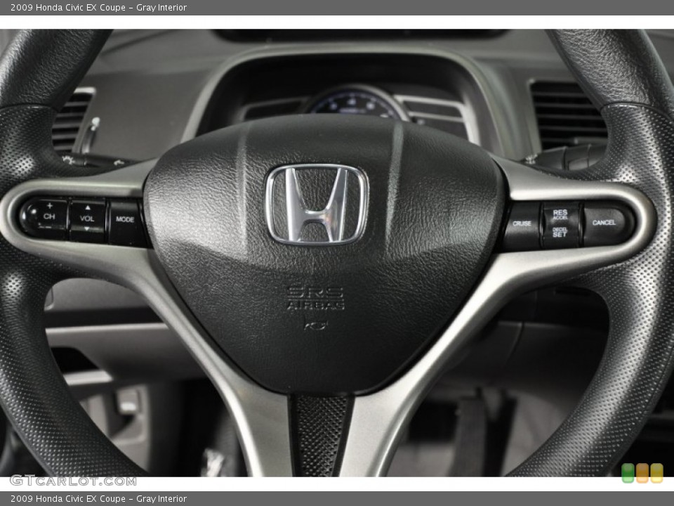 Gray Interior Controls for the 2009 Honda Civic EX Coupe #62219725