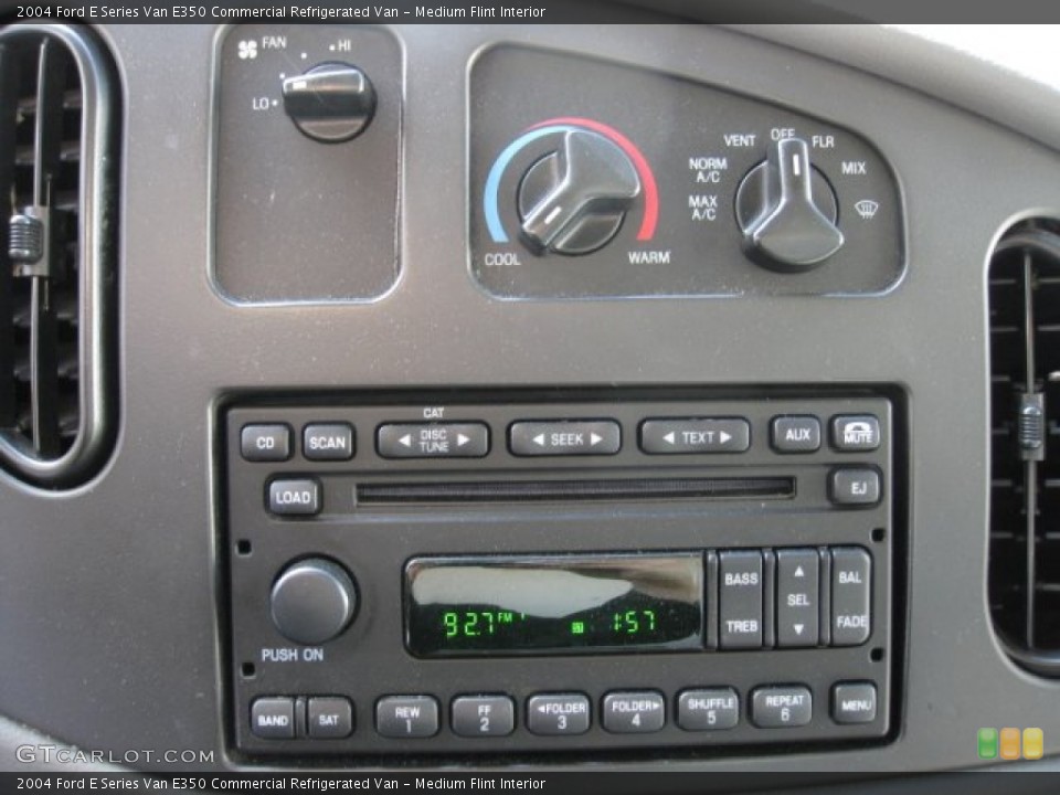 Medium Flint Interior Controls for the 2004 Ford E Series Van E350 Commercial Refrigerated Van #62223534