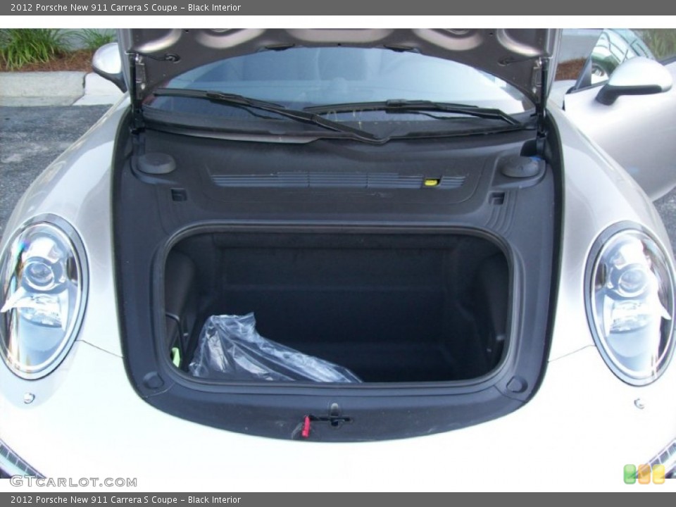 Black Interior Trunk for the 2012 Porsche New 911 Carrera S Coupe #62225202