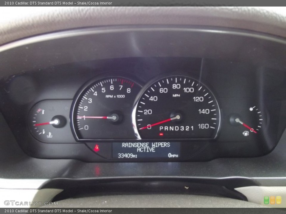 Shale/Cocoa Interior Gauges for the 2010 Cadillac DTS  #62226400
