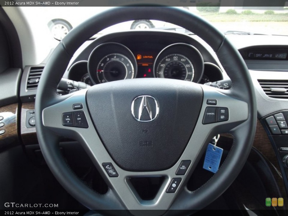Ebony Interior Steering Wheel for the 2012 Acura MDX SH-AWD #62226637