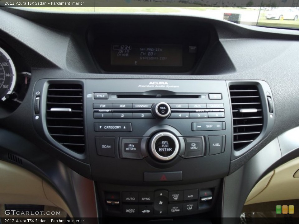 Parchment Interior Controls for the 2012 Acura TSX Sedan #62227123