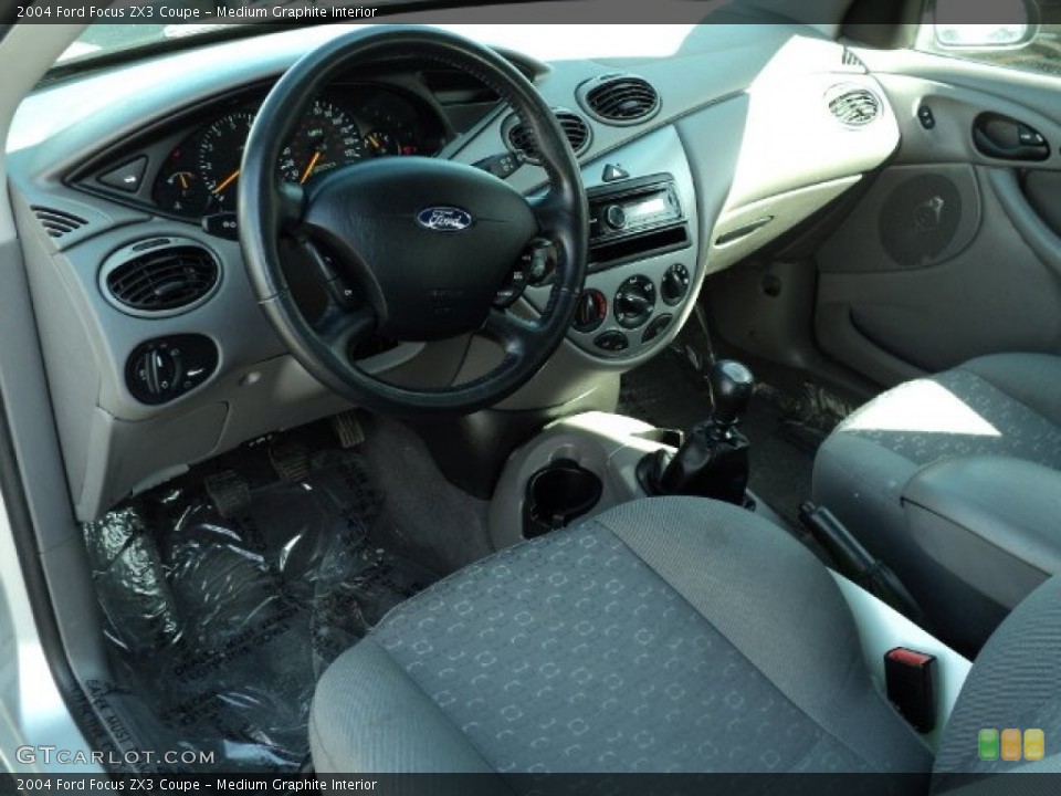 Medium Graphite Interior Prime Interior for the 2004 Ford Focus ZX3 Coupe #62227330