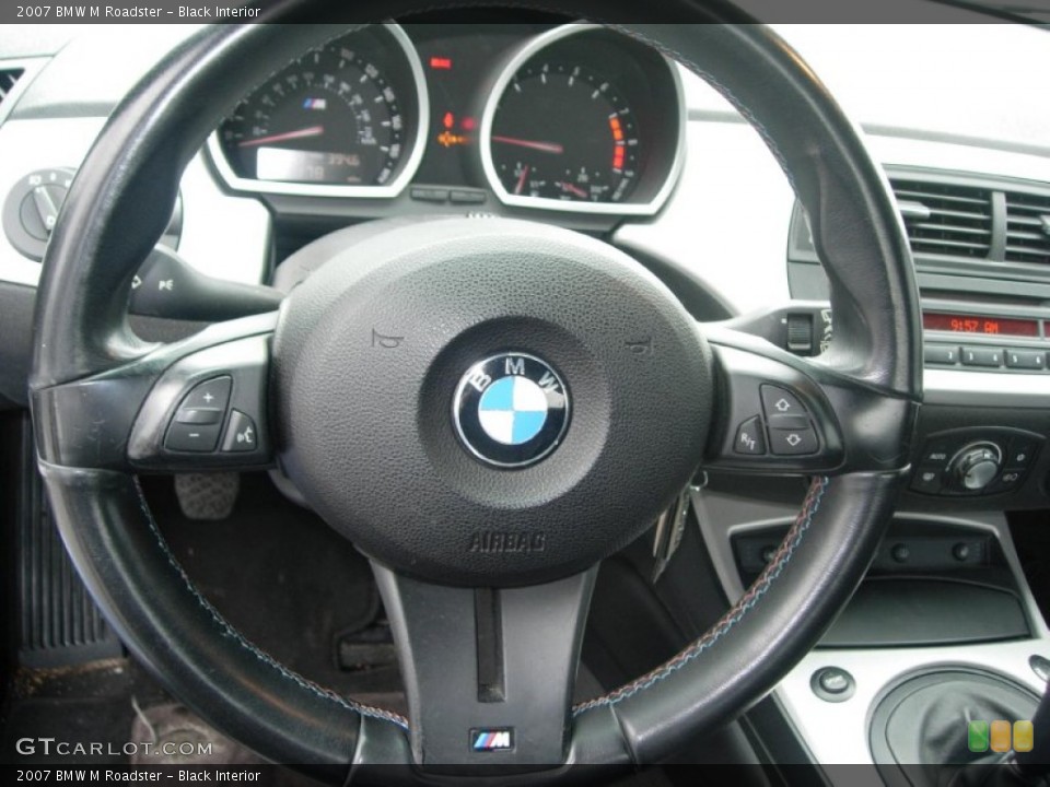 Black Interior Steering Wheel for the 2007 BMW M Roadster #62232262