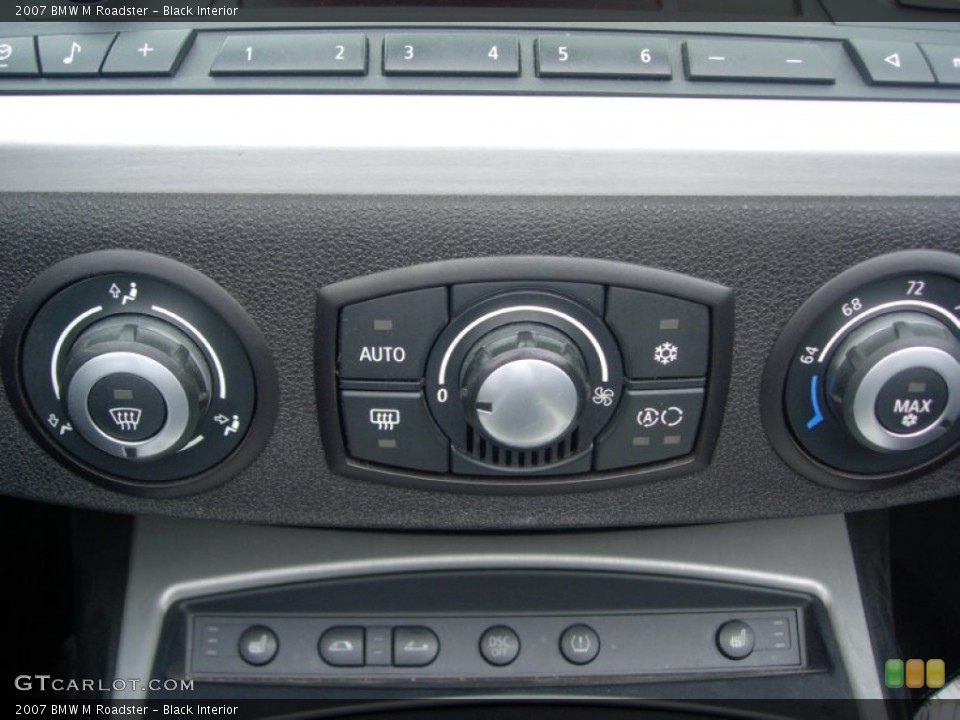 Black Interior Controls for the 2007 BMW M Roadster #62232313