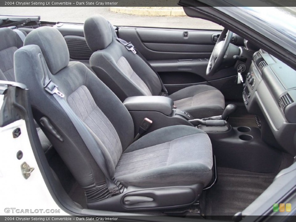 Dark Slate Gray Interior Photo for the 2004 Chrysler Sebring LX Convertible #62234232