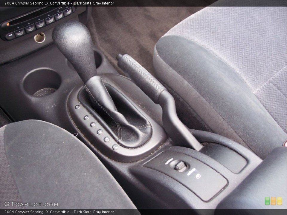 Dark Slate Gray Interior Transmission for the 2004 Chrysler Sebring LX Convertible #62234381