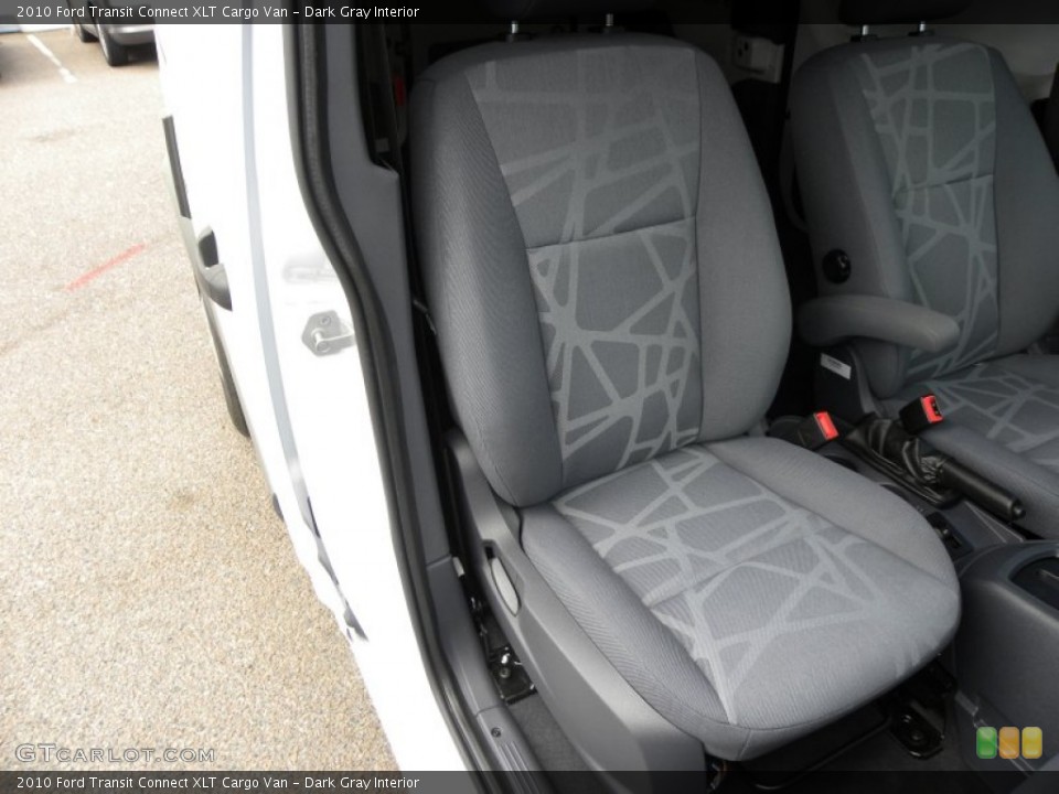 Dark Gray Interior Front Seat for the 2010 Ford Transit Connect XLT Cargo Van #62234908