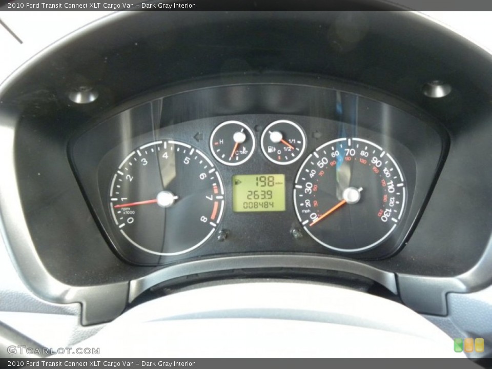 Dark Gray Interior Gauges for the 2010 Ford Transit Connect XLT Cargo Van #62234977
