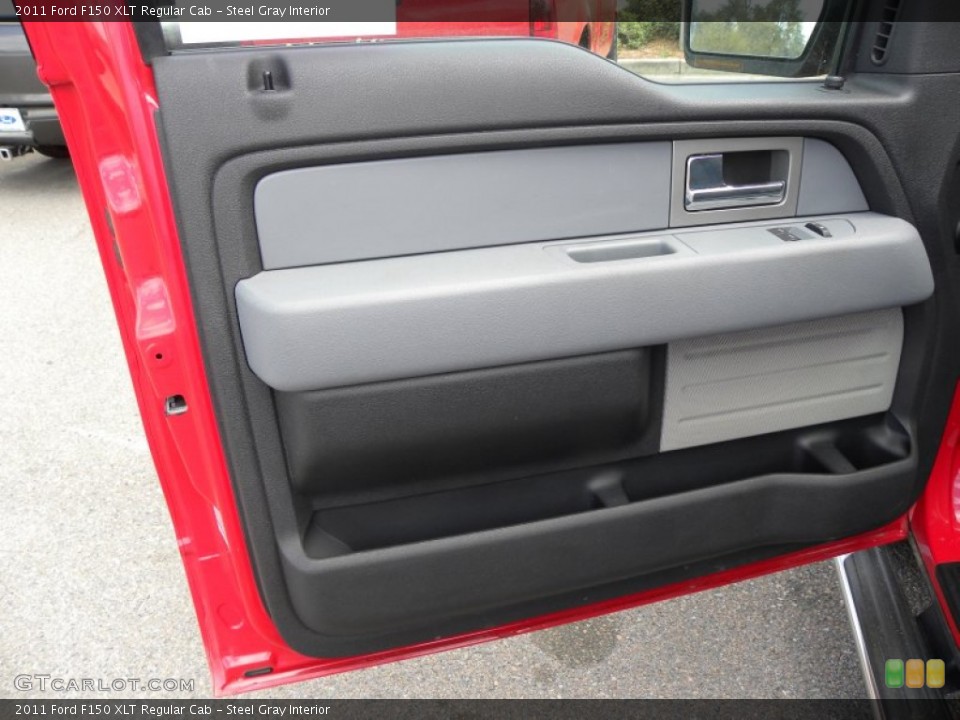 Steel Gray Interior Door Panel for the 2011 Ford F150 XLT Regular Cab #62235160