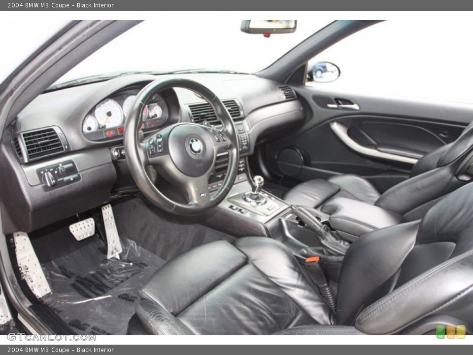 Black Interior Prime Interior for the 2004 BMW M3 Coupe #62238722