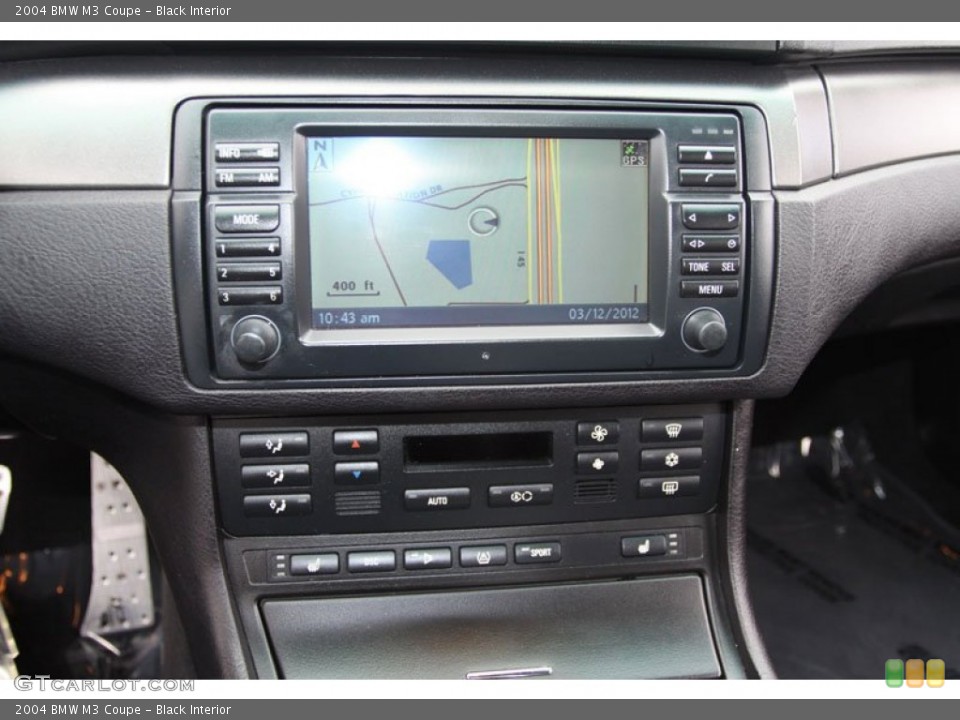Black Interior Navigation for the 2004 BMW M3 Coupe #62238843