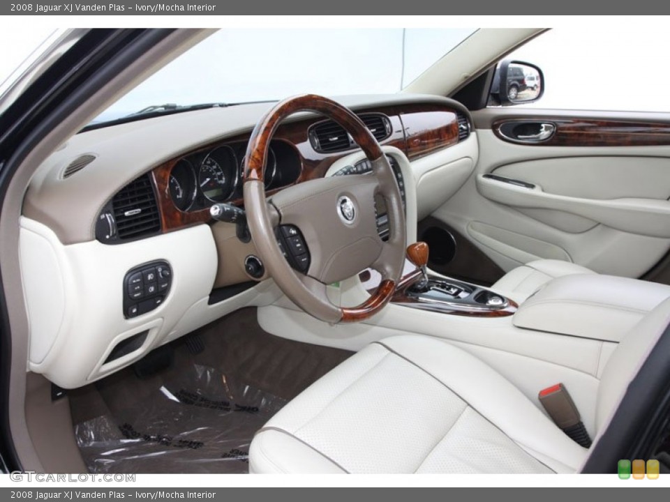 Ivory/Mocha Interior Photo for the 2008 Jaguar XJ Vanden Plas #62239020