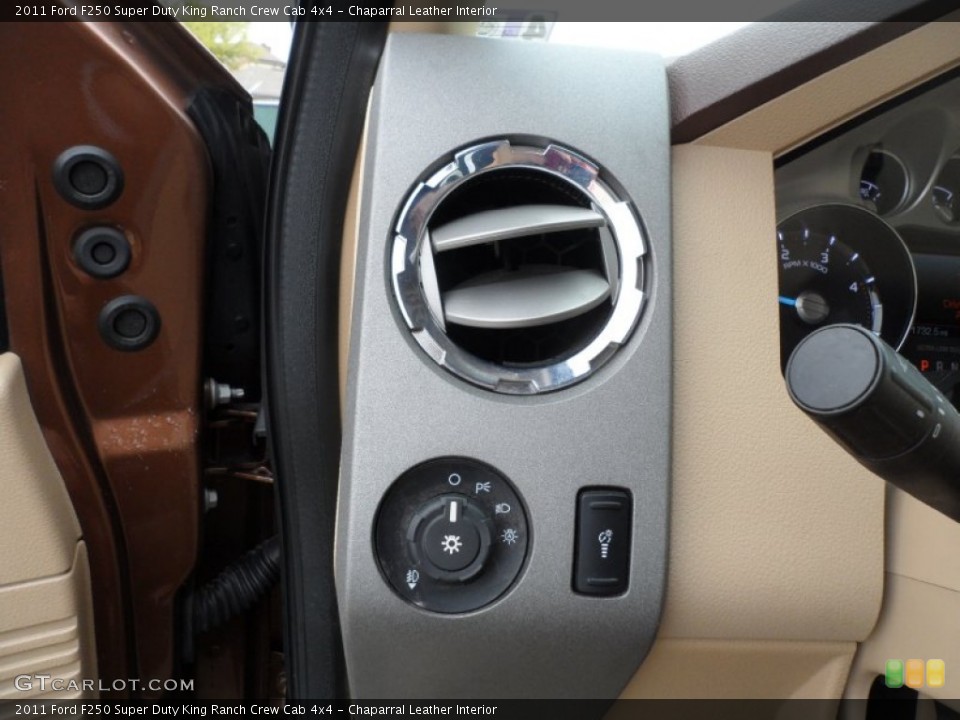 Chaparral Leather Interior Controls for the 2011 Ford F250 Super Duty King Ranch Crew Cab 4x4 #62240296