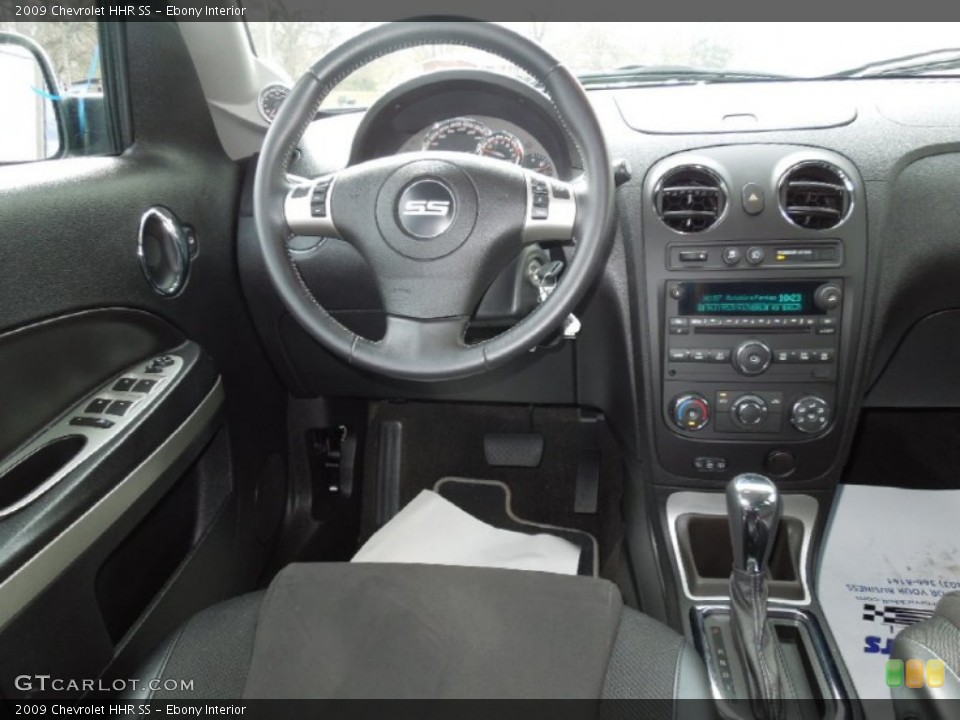 Ebony Interior Dashboard for the 2009 Chevrolet HHR SS #62244547