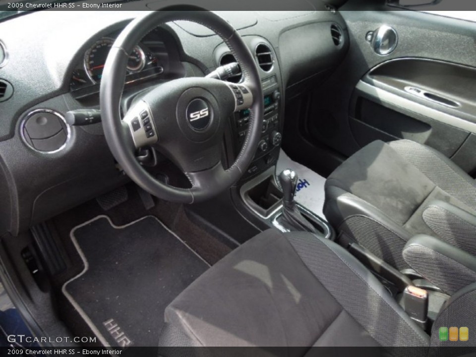 Ebony Interior Prime Interior for the 2009 Chevrolet HHR SS #62244625