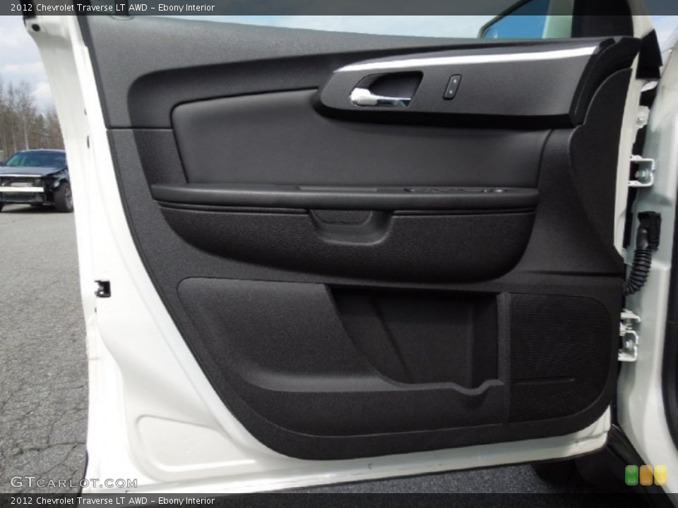 Ebony Interior Door Panel for the 2012 Chevrolet Traverse LT AWD #62246209