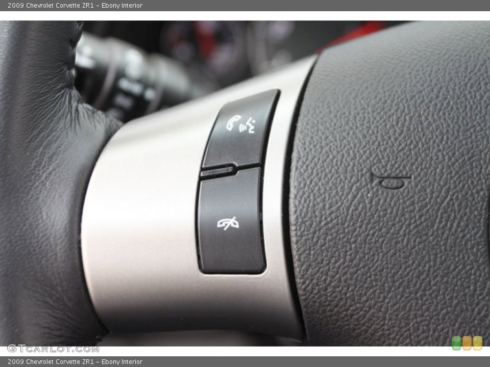 Ebony Interior Controls for the 2009 Chevrolet Corvette ZR1 #62247121
