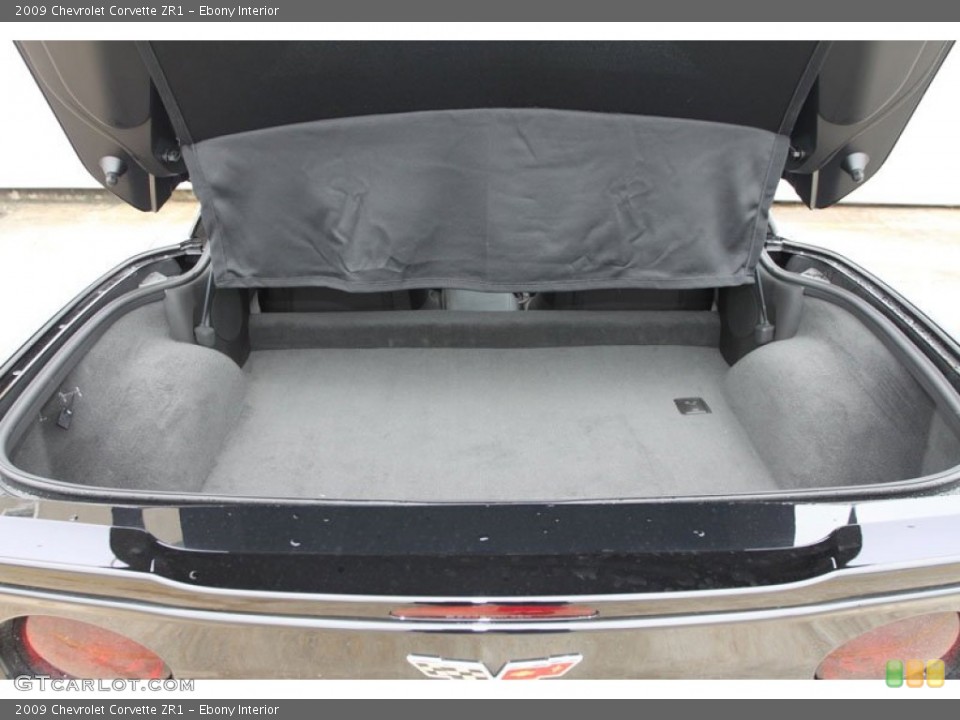 Ebony Interior Trunk for the 2009 Chevrolet Corvette ZR1 #62247147