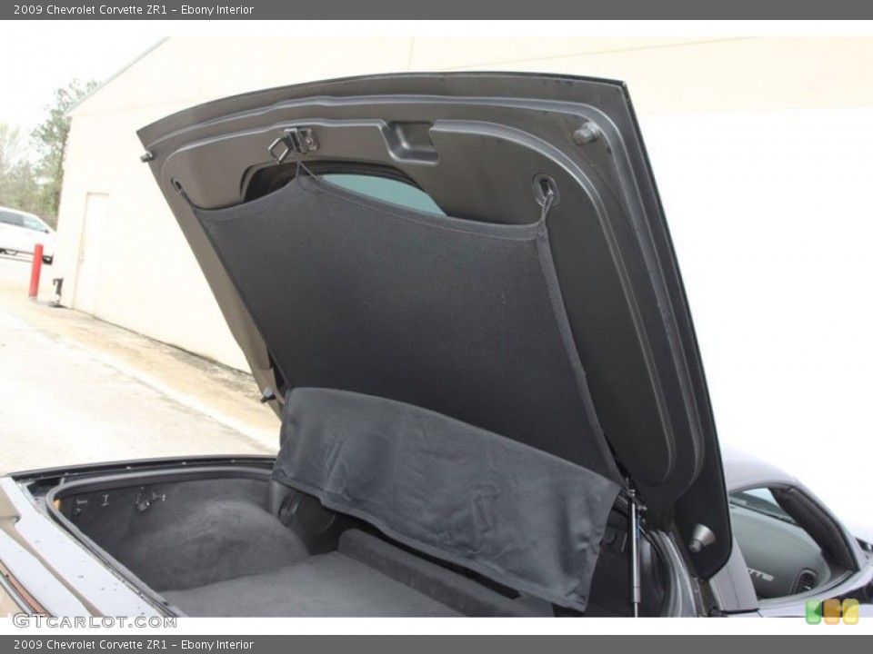 Ebony Interior Trunk for the 2009 Chevrolet Corvette ZR1 #62247152