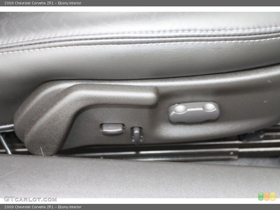 Ebony Interior Controls for the 2009 Chevrolet Corvette ZR1 #62247172