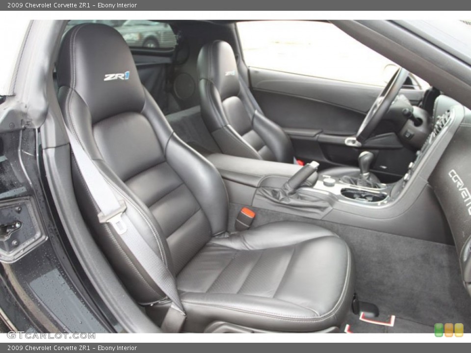 Ebony Interior Photo for the 2009 Chevrolet Corvette ZR1 #62247190