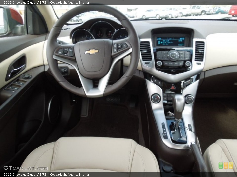 Cocoa/Light Neutral Interior Dashboard for the 2012 Chevrolet Cruze LTZ/RS #62247814