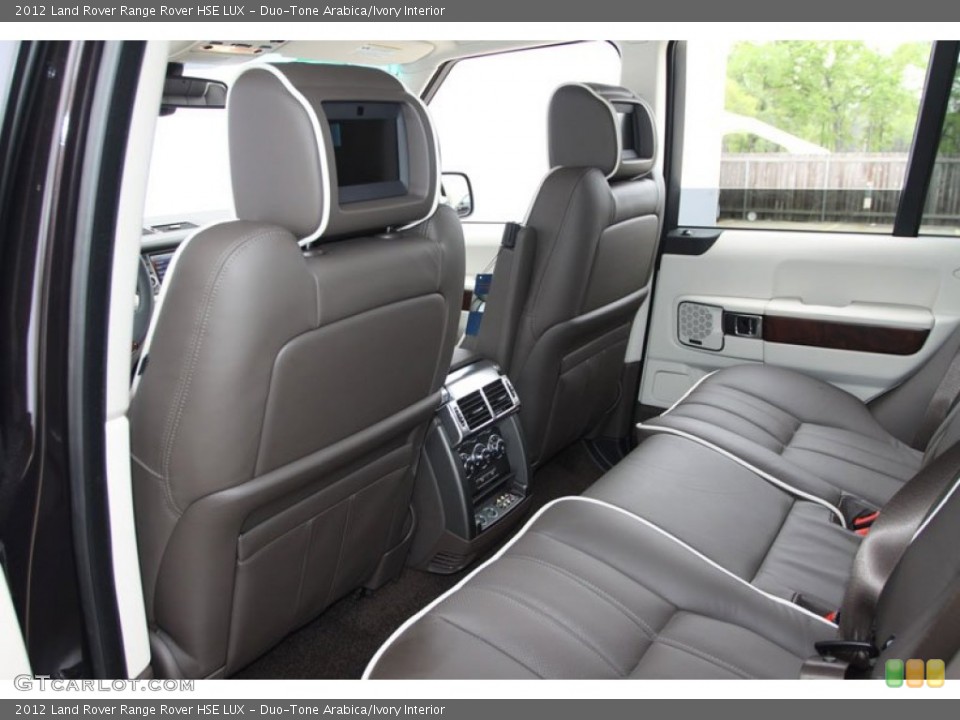 Duo-Tone Arabica/Ivory Interior Photo for the 2012 Land Rover Range Rover HSE LUX #62247846